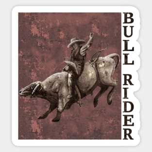 Bull Rider Sticker